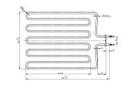 ТЭН для печи SAWO-К SCA-266, 2665Вт. ТЭН для печи SAWO-К SCA-266, 2665Вт.