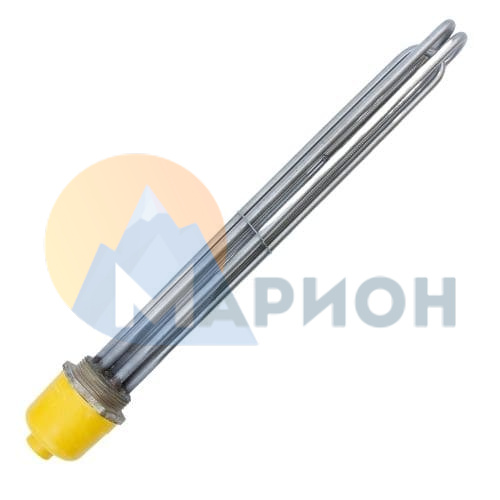 Блок ТЭН-7,5кВт, 220В (370мм.) G1 1/2" нерж/латунь (трубка + колпак) HTH